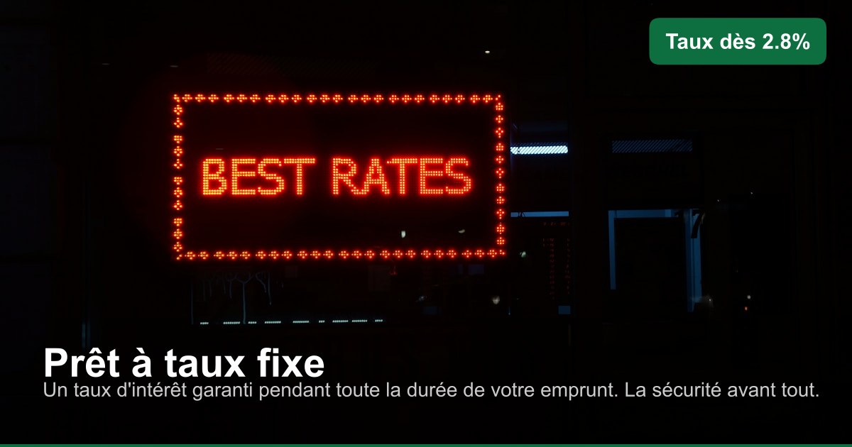 Prêt à taux fixe dans l'arrondissement de Liège